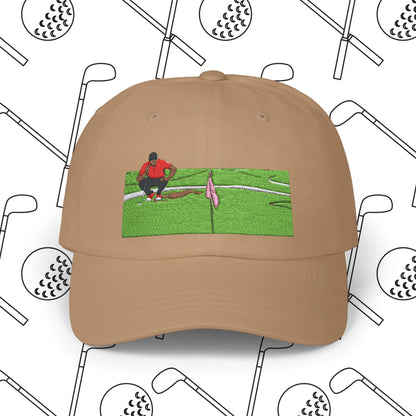 Embroidered Golf Hat, Pro Player Inspired, Strapped Golf Hat, Golf Lover Gift