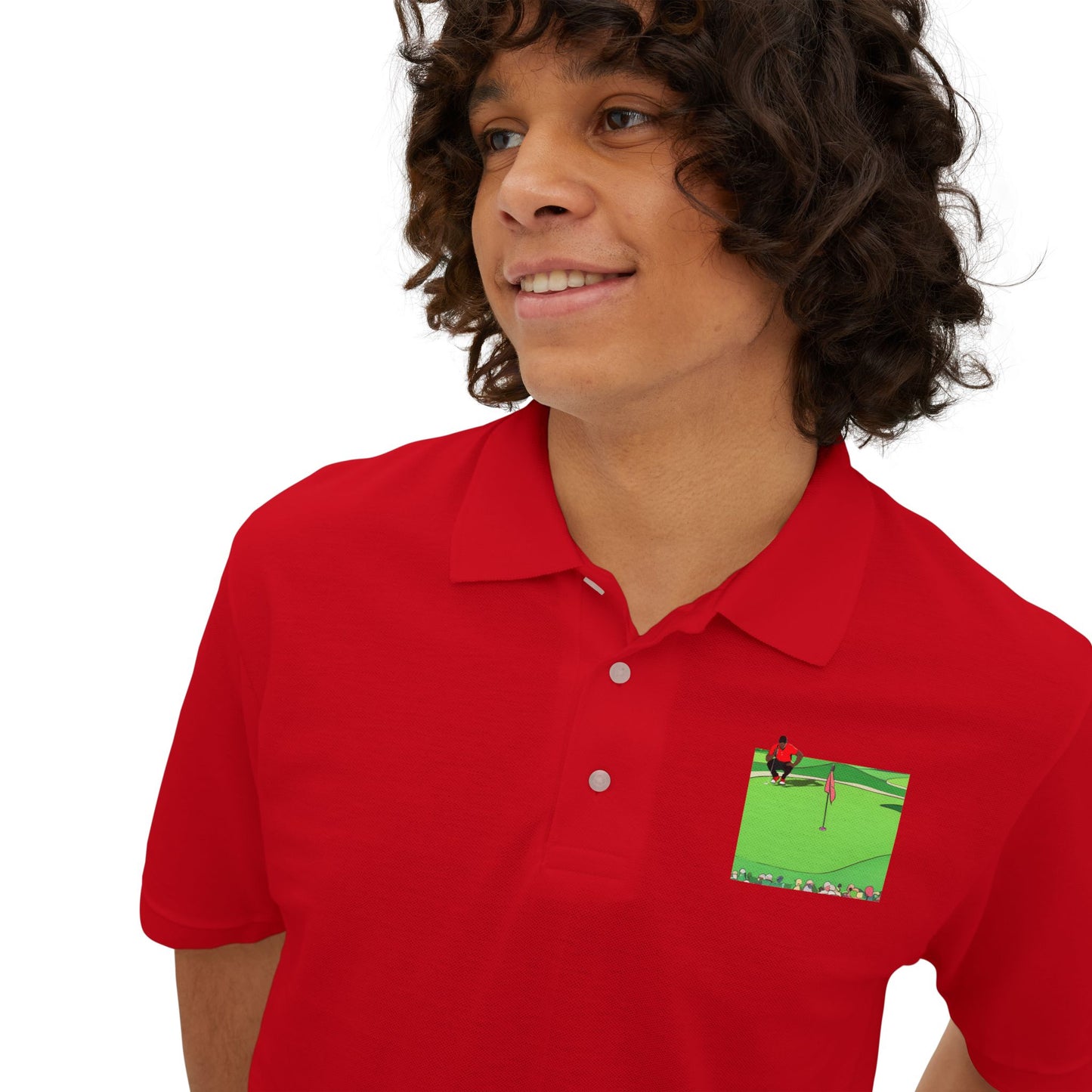 Golf Men's Polo Shirt, Tiger Woods Inspired