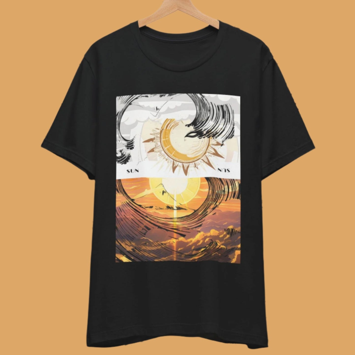 Sun Graphic Unisex Tee Shirt