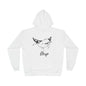 Space Whale Hoodie Sweatshirt - Funny Cartoonish Design