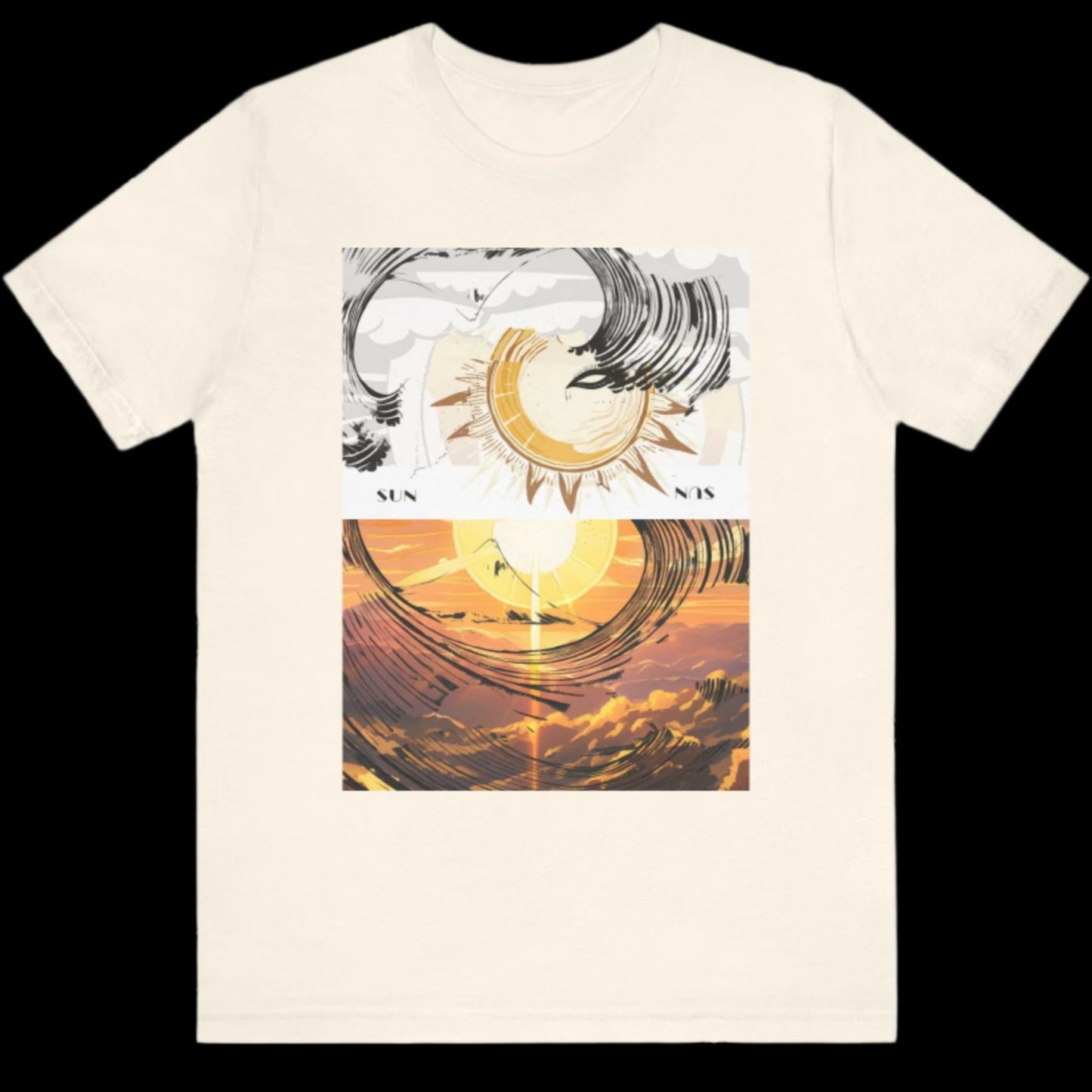 Sun Graphic Unisex Tee Shirt