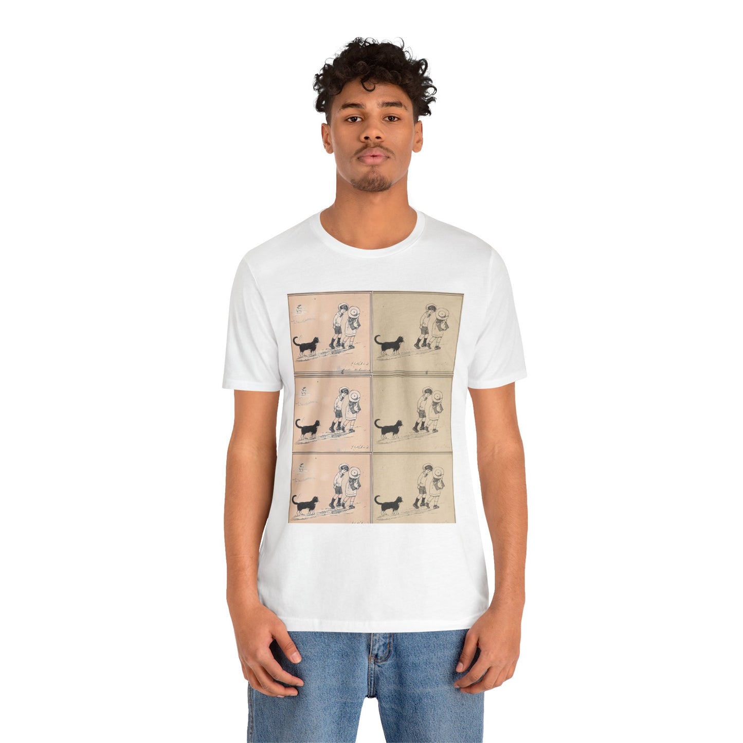 Anime & Classic Drawing Short Sleeve Tee