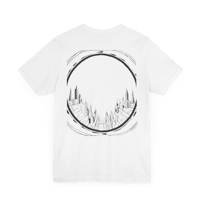 Geometric Nature Lover T-Shirt, Tree Love Shirt, Window to the Soul Tee, Nature Printed Top, Unisex Graphic Tee