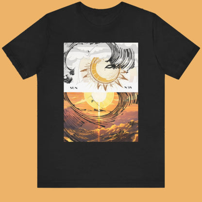 Sun Graphic Unisex Tee Shirt