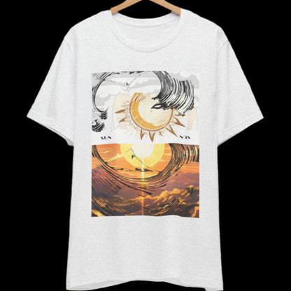 Sun Graphic Unisex Tee Shirt