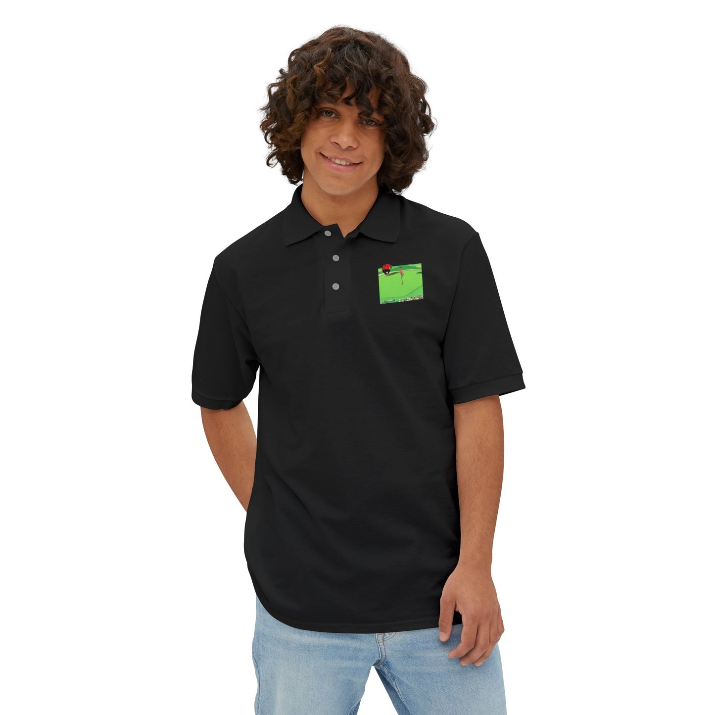 Golf Men's Polo Shirt, Tiger Woods Inspired